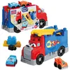 Image de MEGA BLOKS -Camion Course et Construction-coffret avec 19 piÃ¨ces