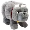 Image de Mattel Minecraft, Le Film - Peluche Sonore Dennis Le Loup 20 Cm
