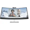 Image de HP E34m G4 Conferencing Monitor - E-Series - écran LED - incurvé - 34" - 3440 x 1440 WQHD @ 75 Hz - VA - 400 cd/m² - 3000:1 - 5 ms - HDMI DisplayPort USB-C - haut-parleurs - argent (support) tête noire