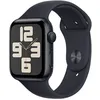 Image de Apple Watch SE (GPS) - 2e gÃ©nÃ©ration - 44 mm - aluminium minuit - Montre connectÃ©e avec bracelet sport - fluoroÃ©lastomÃ¨re - minuit - taille du bracelet : S/M - 32 Go - Wi-Fi, Bluetooth - 32.9 g
