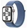Image de Apple Apple Watch SE (GPS + Cellular) - 2e génération - 40 mm - aluminium argenté - Montre connectée avec bracelet sport - textile - bleu hiver - taille du poignet : 130-200 mm - 32 Go - Wi-Fi, LTE...