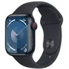 Image de Apple Watch Series 9 (GPS + Cellular) - 41 mm - aluminium minuit - montre intelligente avec bande sport - fluoroélastomère - minuit - taille du bracelet : M/L - 64 Go - Wi-Fi, Bluetooth, UWB, LTE - 4G - 32.1 g