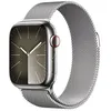 Image de Apple Watch Series 9 GPS + Cellular 41mm Boîtier en Acier Inoxydable Argenté avec boucle Milanaise argentée