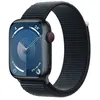 Image de Apple Watch Series 9 (GPS + Cellular) - 45 mm - aluminium minuit - montre intelligente avec boucle sport - deux couches de matières textiles tissées - minuit - taille du poignet : 145-220 mm - 64 Go - Wi-Fi, Bluetooth, UWB, LTE - 4G - 39 g