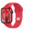 Image de Apple Watch Series 9 (GPS + Cellular) - (PRODUCT) RED - 41 mm - aluminium rouge - montre intelligente avec bande sport - fluoroélastomère - rouge - taille du bracelet : S/M - 64 Go - Wi-Fi, Bluetooth, UWB, LTE - 4G - 32.1 g