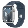 Image de Apple Apple Watch Series 9 GPS - Boîtier Aluminium 45 mm Argent - Bleu Orage - Bracelet M/L