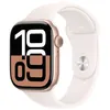 Image de Apple Watch Series 10 GPS + Cellular 46 mm Boîtier en Aluminium Rose Gold avec Bracelet Sport Rose Tendre M/L