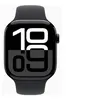 Image de Apple Watch Series 10 (GPS) - 46 mm - aluminium noir jais - montre intelligente avec bande sport - fluoroélastomère - noir - taille du bracelet : M/L - 64 Go - Wi-Fi 4, UWB, Bluetooth - 36.4 g