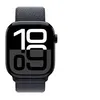 Image de Apple Watch Series 10 (GPS + Cellular) - 46 mm - aluminium noir jais - montre intelligente avec boucle sport - deux couches de matières textiles tissées - encre - taille du poignet : 130-200 mm - 64 Go - LTE, Wi-Fi 4, UWB, Bluetooth - 4G - 35.3 g