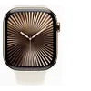 Image de Apple Watch Series 10 (GPS + Cellular) - 46 mm - titane doré - montre intelligente avec bande sport - fluoroélastomère - droit - taille du bracelet : M/L - 64 Go - LTE, Wi-Fi 4, UWB, Bluetooth - 4G - 41.7 g