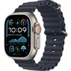 Image de Apple Apple Watch Ultra 2 GPS + Cellular 49 mm Boîtier en Titane Naturel avec Bracelet Ocean Marine