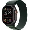 Image de Apple Apple Watch Ultra 2 GPS + Cellular 49 mm Boîtier en Titane Noir avec Boucle Alpine Vert Foncé Medium