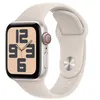 Image de Apple Apple Watch SE (GPS + Cellular) - 2e génération - 40 mm - aluminium droit - Montre connectée avec bracelet sport - fluoroélastomère - droit - taille du bracelet : S/M - 32 Go - LTE, Wi-Fi 4...