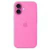 Image de Coque en silicone compatible MagSafe Peony pour iPhone 16