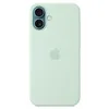 Image de Coque en silicone compatible MagSafe Aquamarine pour iPhone 16 Plus