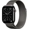 Image de Apple Apple Watch Series 11 GPS + Cellular 42mm Boitier en Titane Ardoise avec Bracelet Milanais Noir