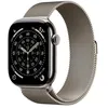 Image de Apple Apple Watch Series 11 (GPS + Cellular) - 46 mm - titanium naturel - Montre connectée avec bracelet milanaise - maille en acier inox - naturel - taille du bracelet : M/L - 64 Go - LTE, Wi-Fi 4...