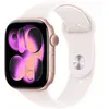 Image de Apple Apple Watch Series 11 GPS + Cellular 46mm Boitier aluminium or rose avec bracelet rose tendre S/M