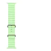 Image de Apple - Bracelet pour montre intelligente - 49 mm, finition titane naturel - 130 - 200 mm - vert fluo - pour Watch Hermès Series 9, SE 3, Series 10, Series 11, Series 8, Series 9, Ultra 2, Ultra 3
