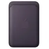 Image de Apple Porte-cartes en tissage fin violet nuit avec MagSafe pour iPhone