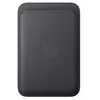 Image de Apple Porte cartes en tissage fin Noir avec MagSafe pour iPhone