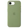 Image de Coque en silicone avec MagSafe Apple Vert ardoise pour iPhone 17e