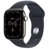 Image de Apple Watch Series 12 GPS + Cellular 42 mm Boîtier en titane Natural avec Sport Band Navy - M/L
