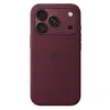 Image de Coque en silicone Apple avec MagSafe Burgundy pour iPhone 18 Pro