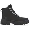 Image de Bottines Timberland Greyfield Leather Boot Black - Femme Bottines - 38.5