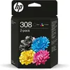 Image de HP 308 (6L6S6UE) Inktcartridge Zwart + 3 kleuren Multipack