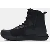 Image de Under Armour Chaussure Militaire Under Armour Valsetz Zip Pour Homme Noir / Noir / Jet Gris 44.5