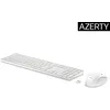Image de HP 655 - Ensemble clavier et souris - sans fil - 2.4 GHz - Français - blanc
