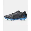 Image de Chaussure De Football Under Armour Magnetico Pro 5 Fg Unisexe Noir / Titan Gris / Bleu Atlantis 41