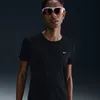 Image de Haut De Running Ã Manches Courtes Dri-Fit Nike Tempo Pour Femme - Noir - S (Fr 38-40)