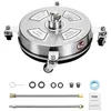 Image de Nettoyeur de Surface pour Nettoyeur Haute Pression-VEVOR-325 mm-Accessoire Nettoyeur sol en Acier Inox sur Roues-276 Bar