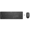 Image de HP 235 - Ensemble clavier et souris - disposition à 3 zones, déplacement de touche à faible profil - full size - sans fil - 2.4 GHz - Allemand - noir - Smart Buy