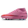Image de Chaussure De Foot Montante Ã Crampons Multi-Surfaces Nike Mercurial Superfly 10 Club - Rose - 41