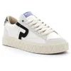 Image de Baskets Bi-MatiÃ¨re CompensÃ©es En Cuir MÃ©langÃ© Palladium - Blanc - 41