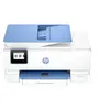 Image de HP ENVY Photo 7931 All-in-One - Imprimante multifonctions - couleur - jet d'encre - 216 x 297 mm (original) - A4/Legal (support) - jusqu'à 13 ppm (copie) - jusqu'à 15 ppm (impression) - 125 feuilles - USB 2.0, Wi-Fi(ac) - OOV blanc avec des accents bleu