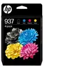 Image de HP 937 - Pack de 4 - noir, cyan, magenta, jaune - original - Officejet - blister - cartouche d'encre - pour Officejet Pro 8122e, 8125e, 8134e, 8135e, 8138e, 8139e