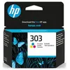 Image de HP 303 - 4 ml - couleur (cyan, magenta, jaune) - original - blister - cartouche d'encre - pour ENVY Photo 7134; Pavilion 7230p, 7930, 7931, 7934