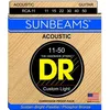 Image de Dr Strings Sunbeams Rca-11 Cordes Guitare Folk Acoustique 11-50