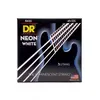 Image de DR NWB5-45 - Hi-Def Neon - White, jeu guitare basse, 5 cordes Medium 45-125