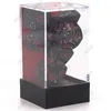 Image de Iello Chessex - Set De 7 DÃ©s - Granite - Space Noir/Rouge
