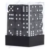 Image de Iello Chessex - Set De 36 DÃ©s 6 - Opaque - Noir/Blanc