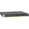 Image de NETGEAR NETGEAR M4300-52G-PoE+ - Commutateur - C3 - Géré - 2 x 10/100/1000/10000 + 2 x 10 Gigabit SFP+ + 48 x 10/100/1000 (PoE+) - flux d'air de l'avant vers l'arrière - Montable sur rack - PoE+ (860 W)