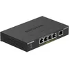 Image de NETGEAR NETGEAR GS305PP - Commutateur - non géré - 5 x 10/100/1000 (4 PoE) - de bureau, fixation murale - PoE (83 W) - Tension CC