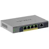 Image de NETGEAR Easy Smart GS105EPP - Commutateur - haute puissance - C3 - intelligent - 1 x 10/100/1000 + 4 x 10/100/1000 (PoE+) - de bureau, fixation murale - PoE+ (120 W)