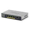 Image de NETGEAR Easy Smart GS105EP - Commutateur - C3 - intelligent - 1 x 10/100/1000 + 4 x 10/100/1000 (PoE+) - de bureau, fixation murale - PoE+ (63 W)