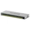 Image de NETGEAR Easy Smart GS116EP - Commutateur - C3 - intelligent - 1 x 10/100/1000 + 15 x 10/100/1000 (PoE+) - de bureau, fixation murale - PoE+ (180 W)